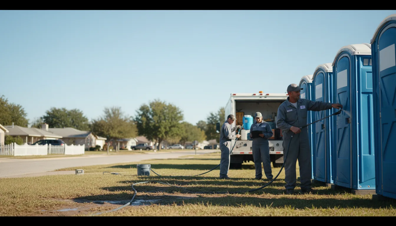 Long-Term Portable Toilet Rental in Crumrod, AR near me
